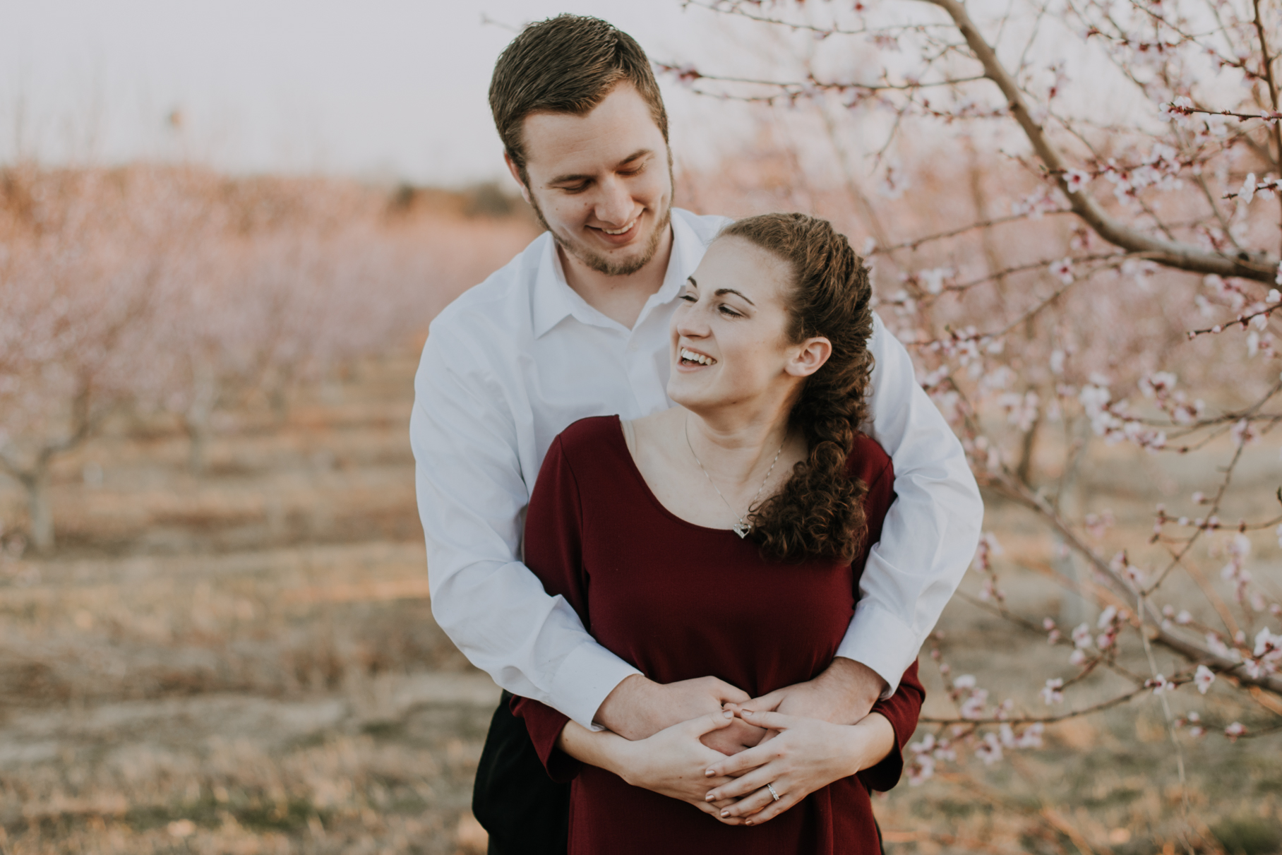 nj peach orchard engagement session | tampa and new york wedding photography