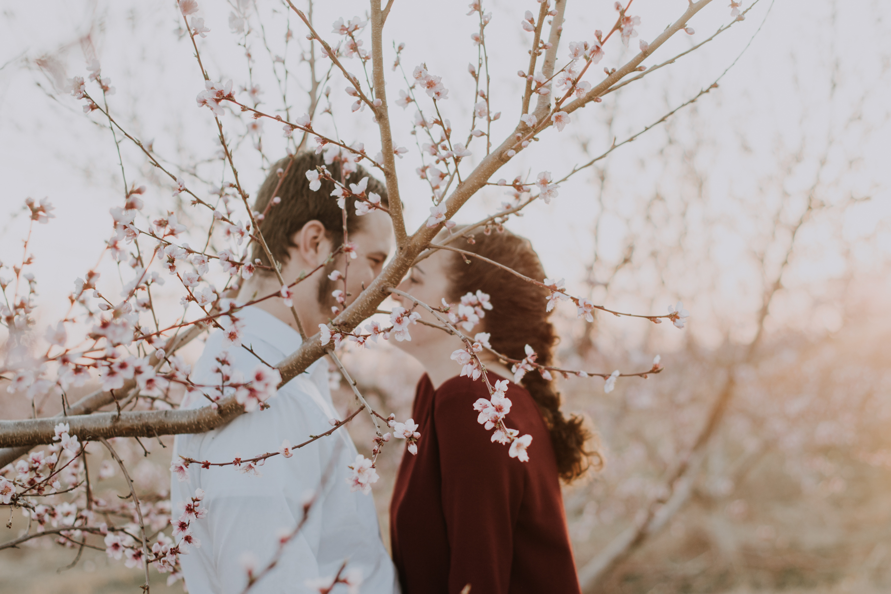 nj peach orchard engagement session | tampa and new york wedding photography